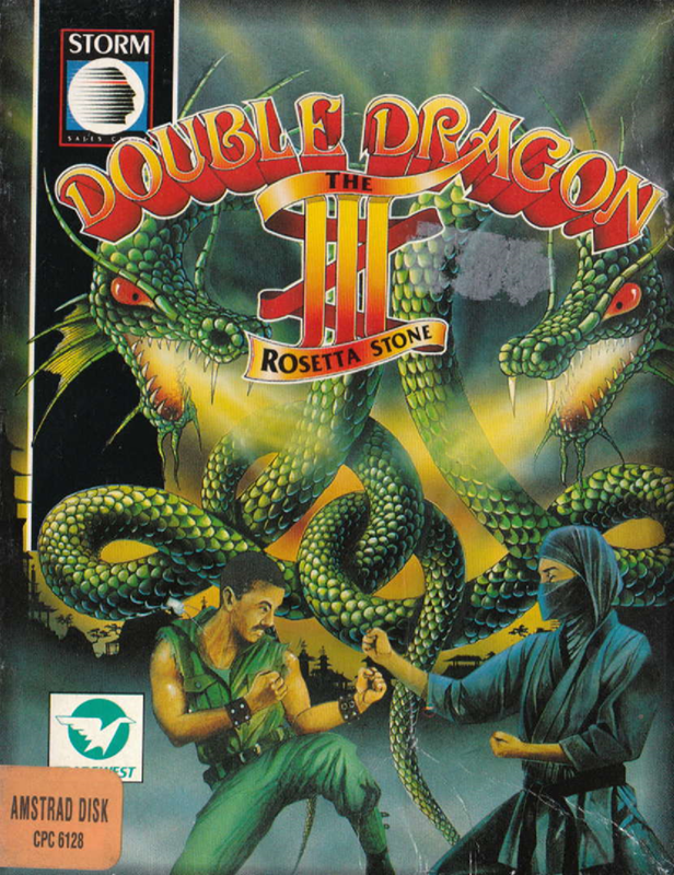 Double Dragon box art for Amstrad CPC